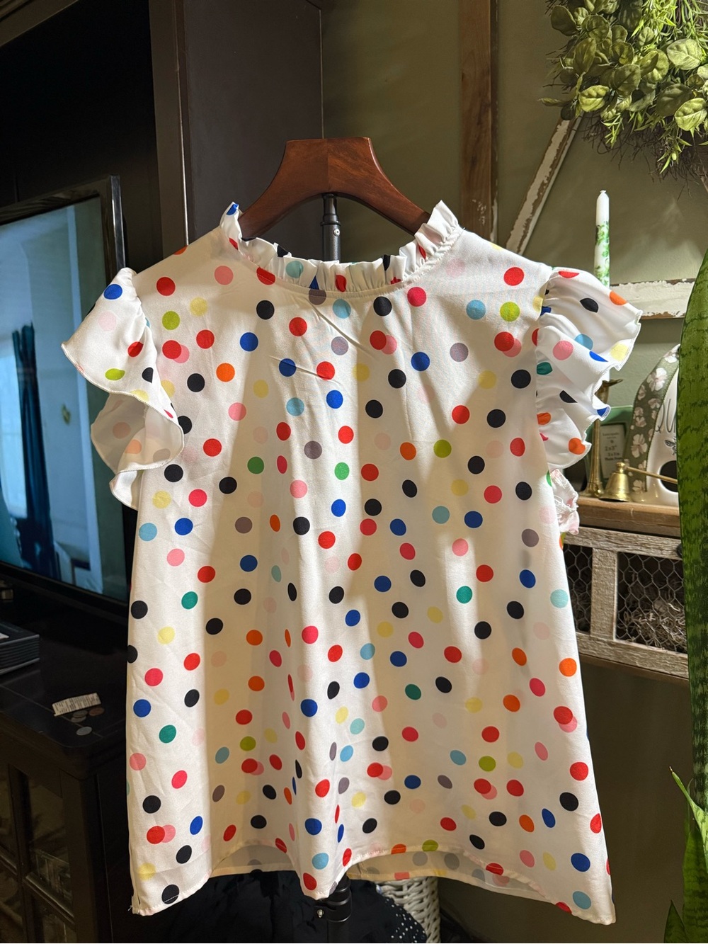 Polka dot shirt